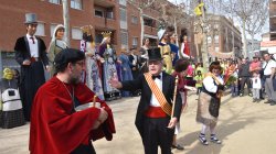 Teatralització de la història de la Festa de l'arròs a Sant Fruitós del Bages