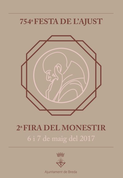 Cartell de la Fira del Monestir de Breda 2017