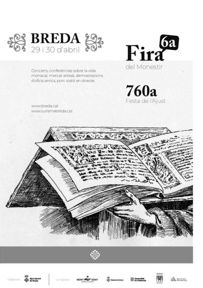 Cartell de la Fira del Monestir de Breda 2023