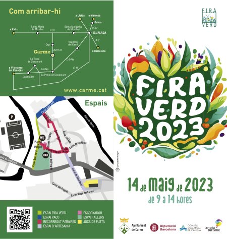 Cartell de Firaverd a Carme 2023