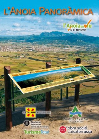 Plànols de promoció turística i fulletons - ANOIA PANORAMICA