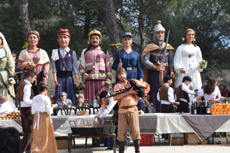 Teatralització de la història de la Festa de l'arròs a Sant Fruitós del Bages