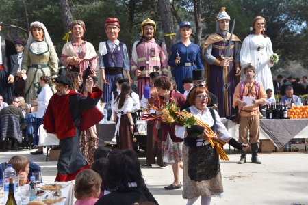 Teatralització de la història de la Festa de l'arròs a Sant Fruitós del Bages