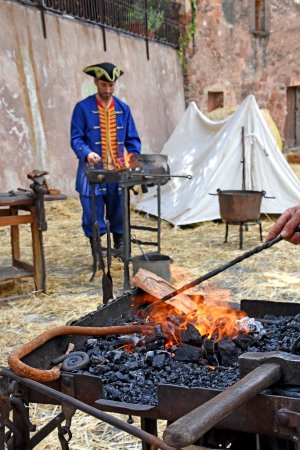 Recreació d'un campament del s. XVIII a Vacarisses