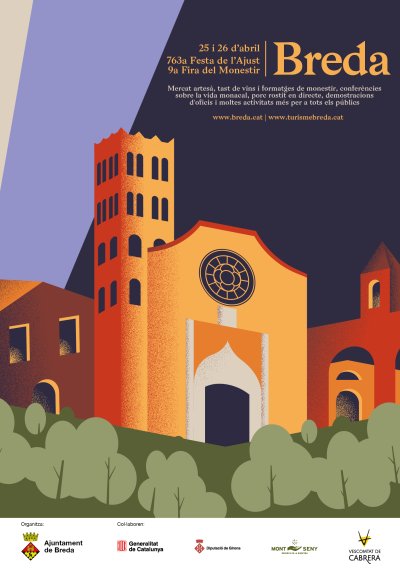 Cartell de la Fira del Monestir de Breda 2026