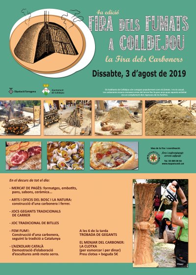 Cartell de la Fira dels Fumats a Colldejou 2019