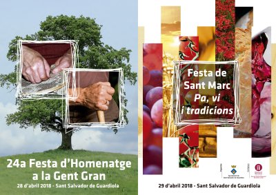 Programa Festa de Sant Marc a Sant Salvador de Guardiola 2018