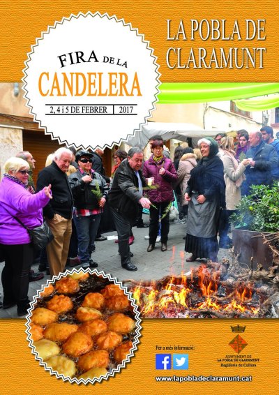 Programa Fira de la Candelera a la Pobla de Claramunt 2017