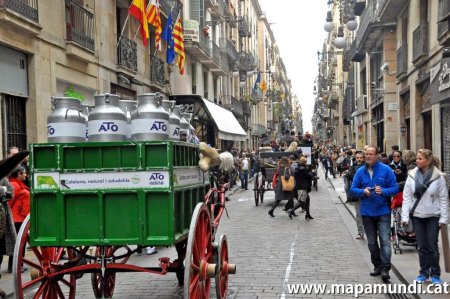 El Carro de llet ATO als Tres Tombs de Catalunya