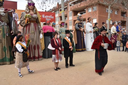 Teatralització de la història de la Festa de l'arròs a Sant Fruitós del Bages