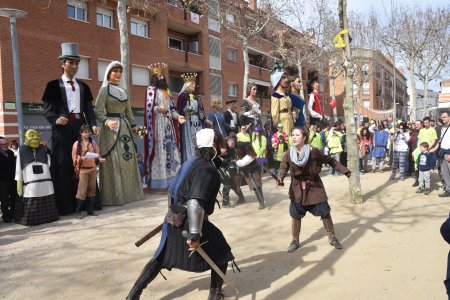 Teatralització de la història de la Festa de l'arròs a Sant Fruitós del Bages