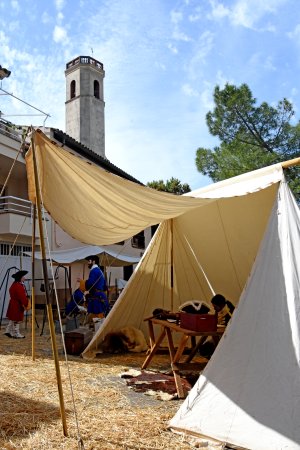 Recreació d'un campament del s. XVIII a Vacarisses Recreació d'un campament del s. XVIII a Vacarisses