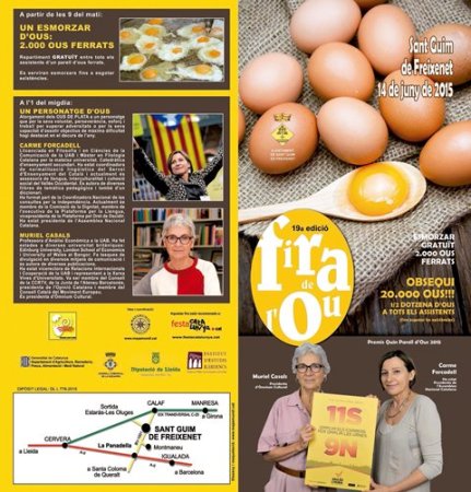 Programa de la Fira de l'Ou del 2015 Programa de la Fira de l'Ou del 2015
